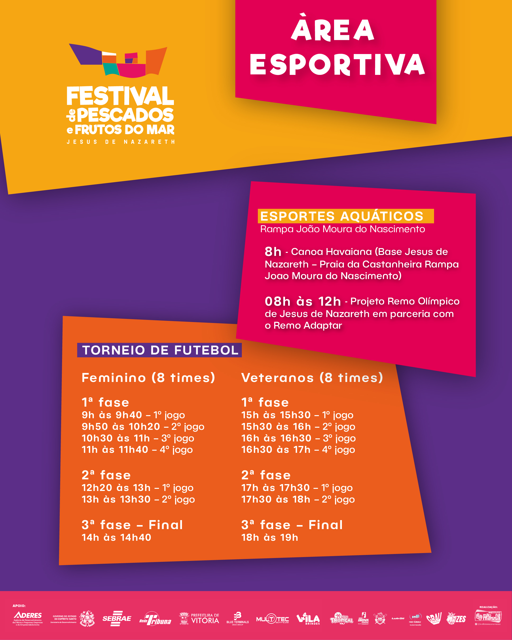 Programação do Festival