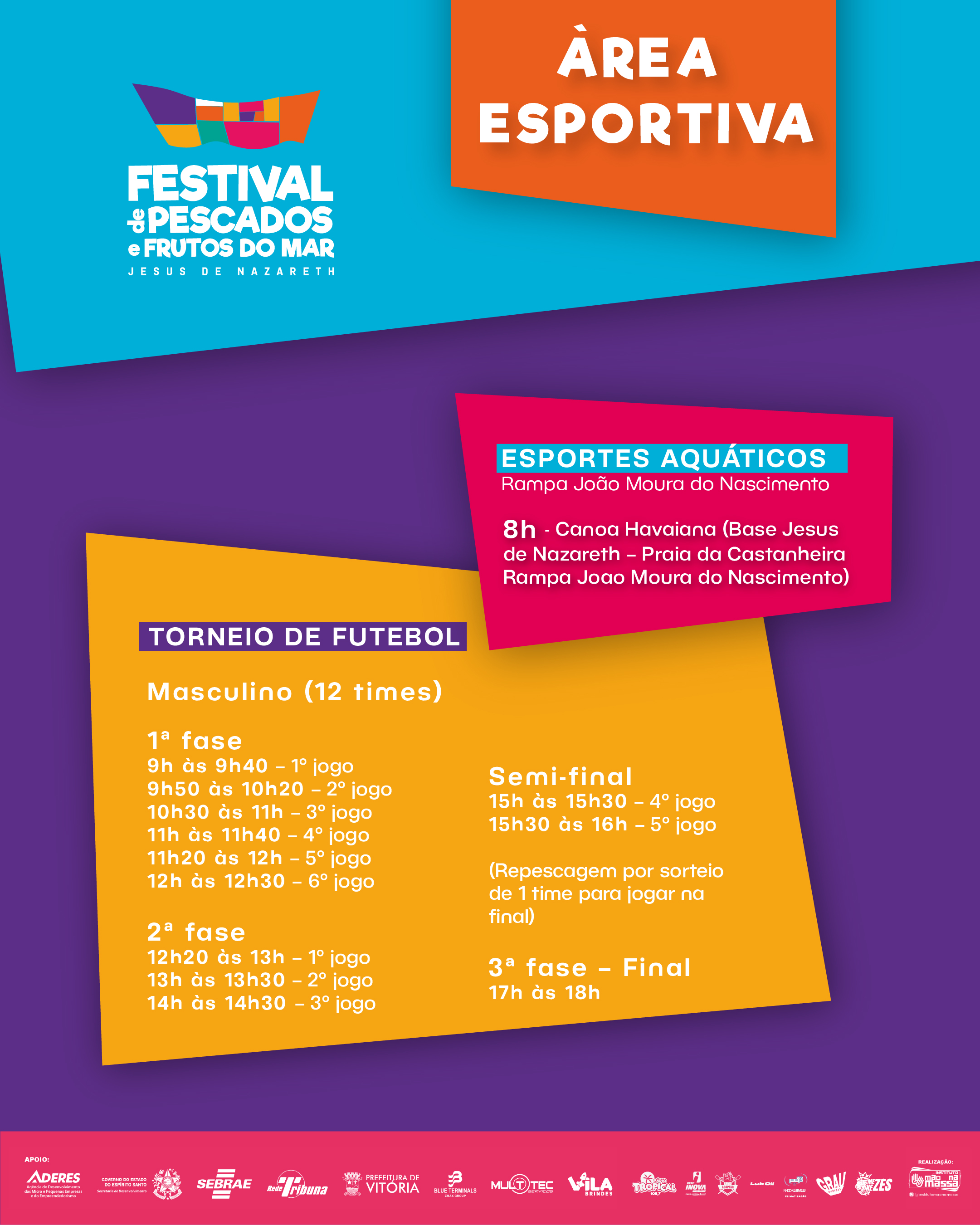 Programação do Festival